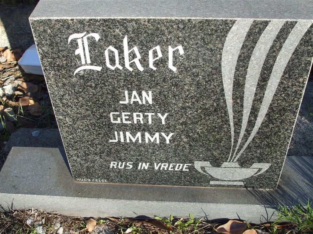 LAKER Jan :: LAKER Gerty :: LAKER Jimmy