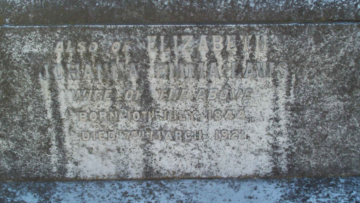 LAWS Elizabeth Johanna Emma 1844-1921