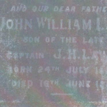LAWS John William 18?7-1914