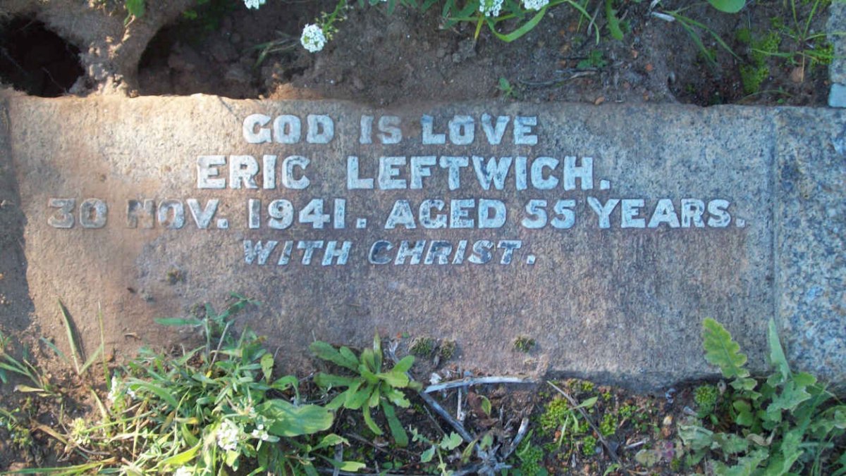 LEFTWICH Eric  -1941 