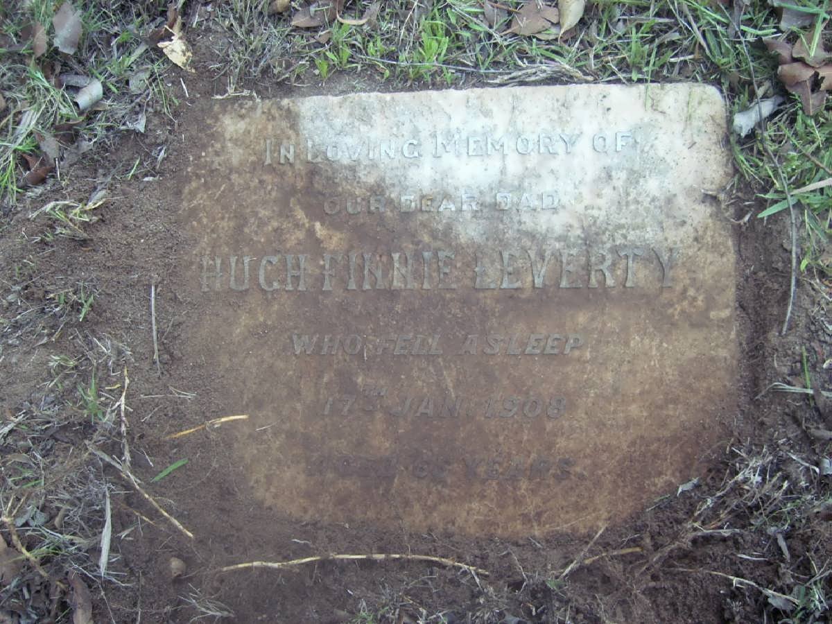 LEVERTY Hugh Finnie -1908