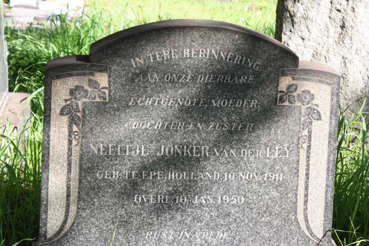 LEY Neeltje Jonker, van der 1911-1950