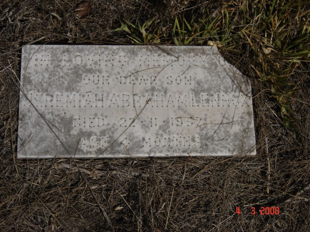 LENNOX Jeremiah Abraham -1957