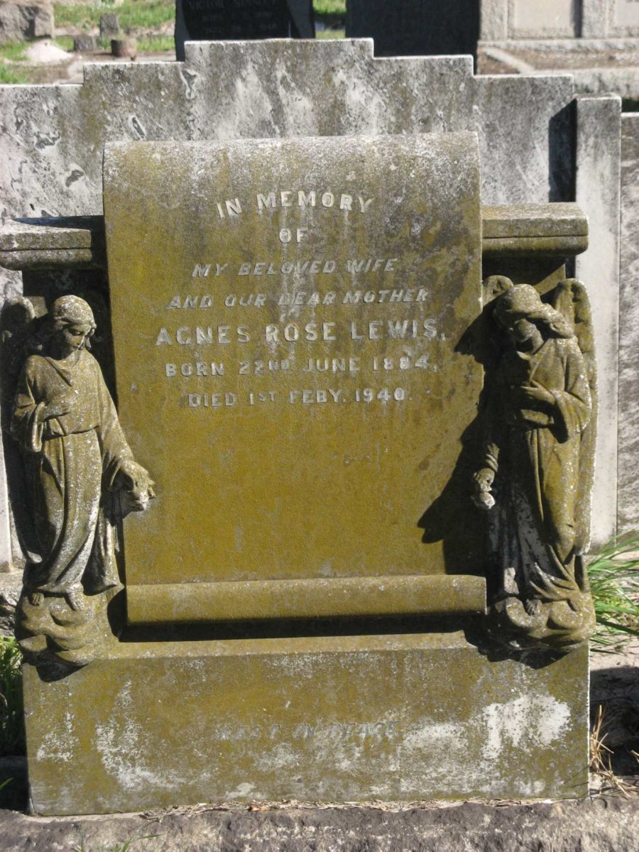 LEWIS Agnes Rose 1884-1940