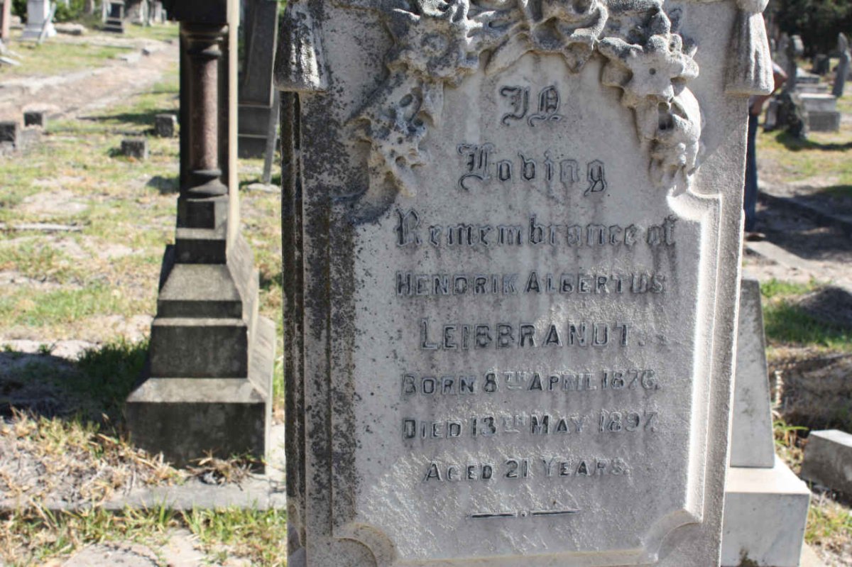 LEIBBRANDT Hendrik Albertus 1876-1897