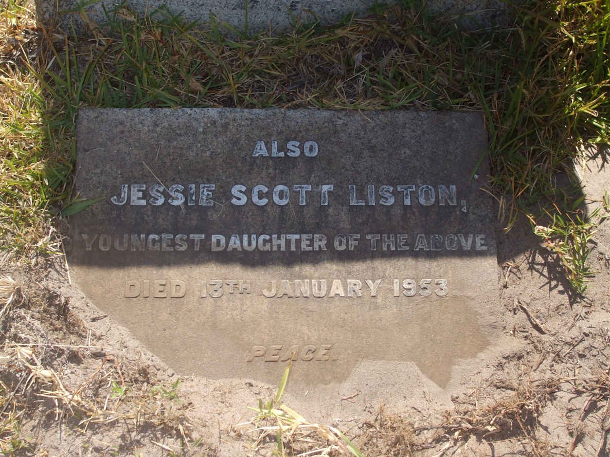LISTON Jessie Scott -1953
