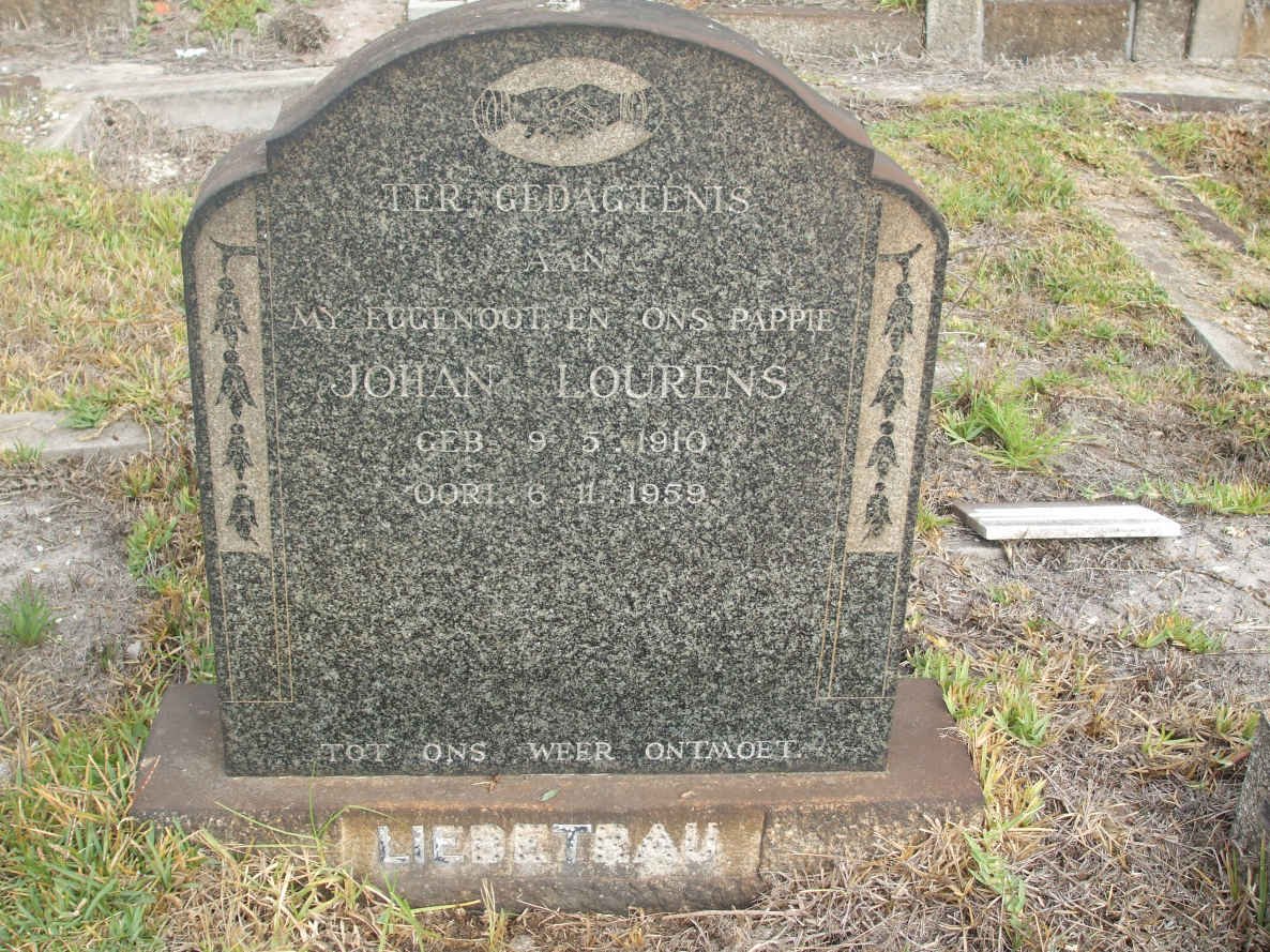 LIEBETRAU Johan Lourens 1910-1959