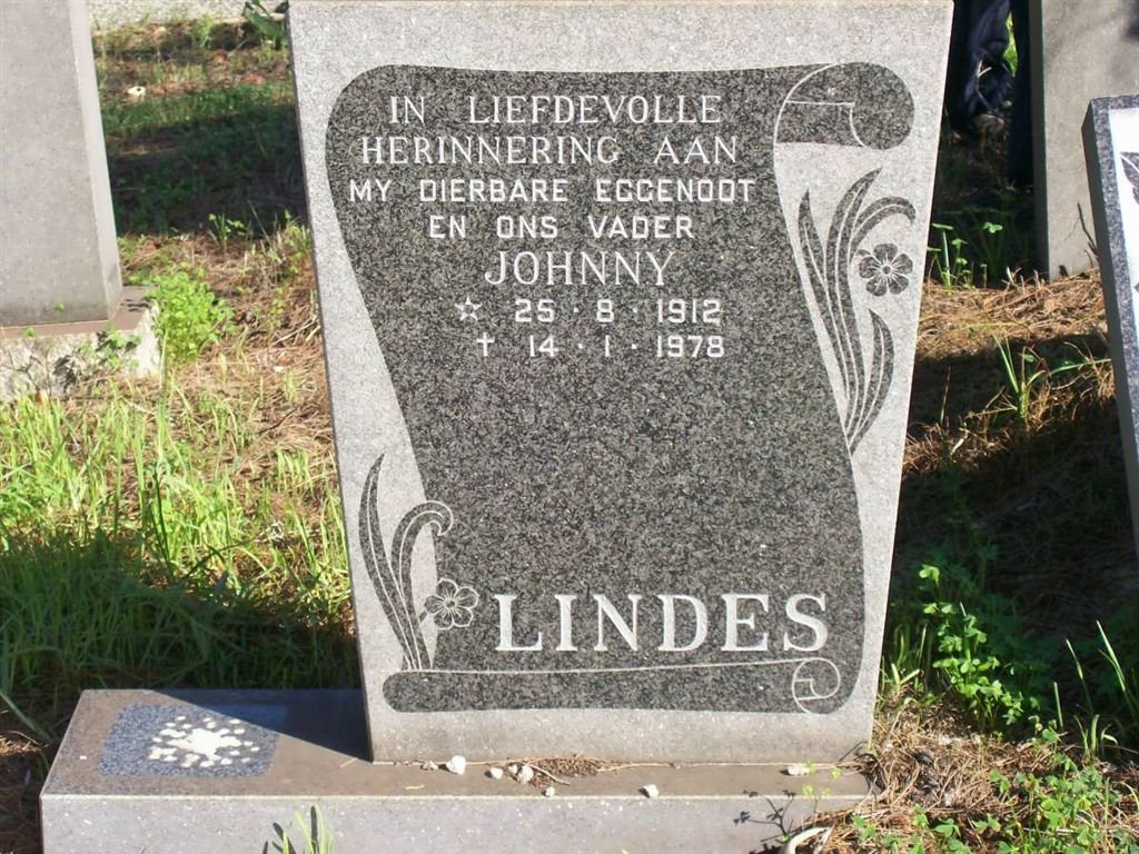 LINDES Johnny 1912-1978