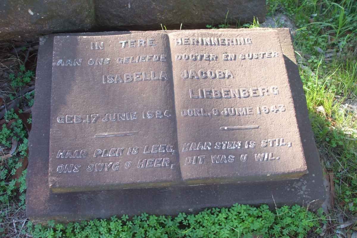LIEBENBERG Isabella Jacoba 1924-1943