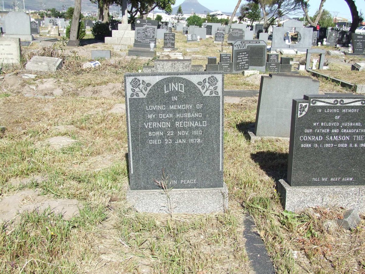 LIND Vernon Reginald 1910-1972