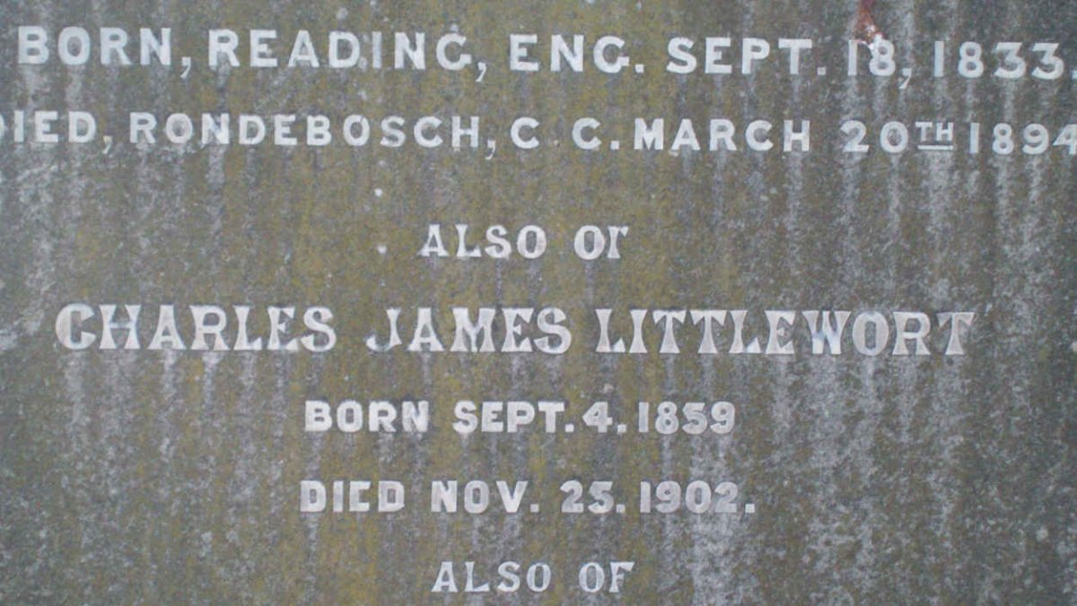 LITTLEWORT Charles James 1859-1902