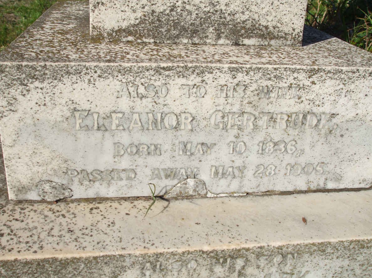 LIGHTFOOT Eleanor Gertruide 1836-1905