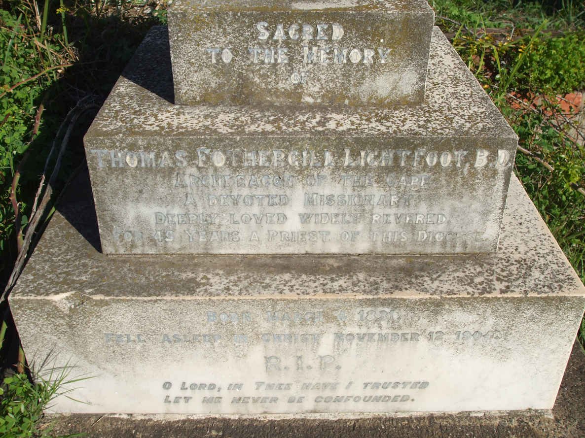 LIGHTFOOT Thomas Fothergill 1831-1904