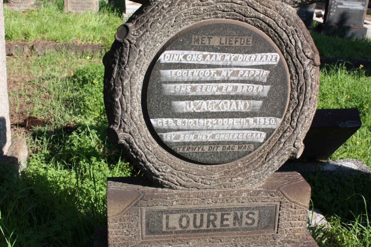 LOURENS J.A. 1917-1950
