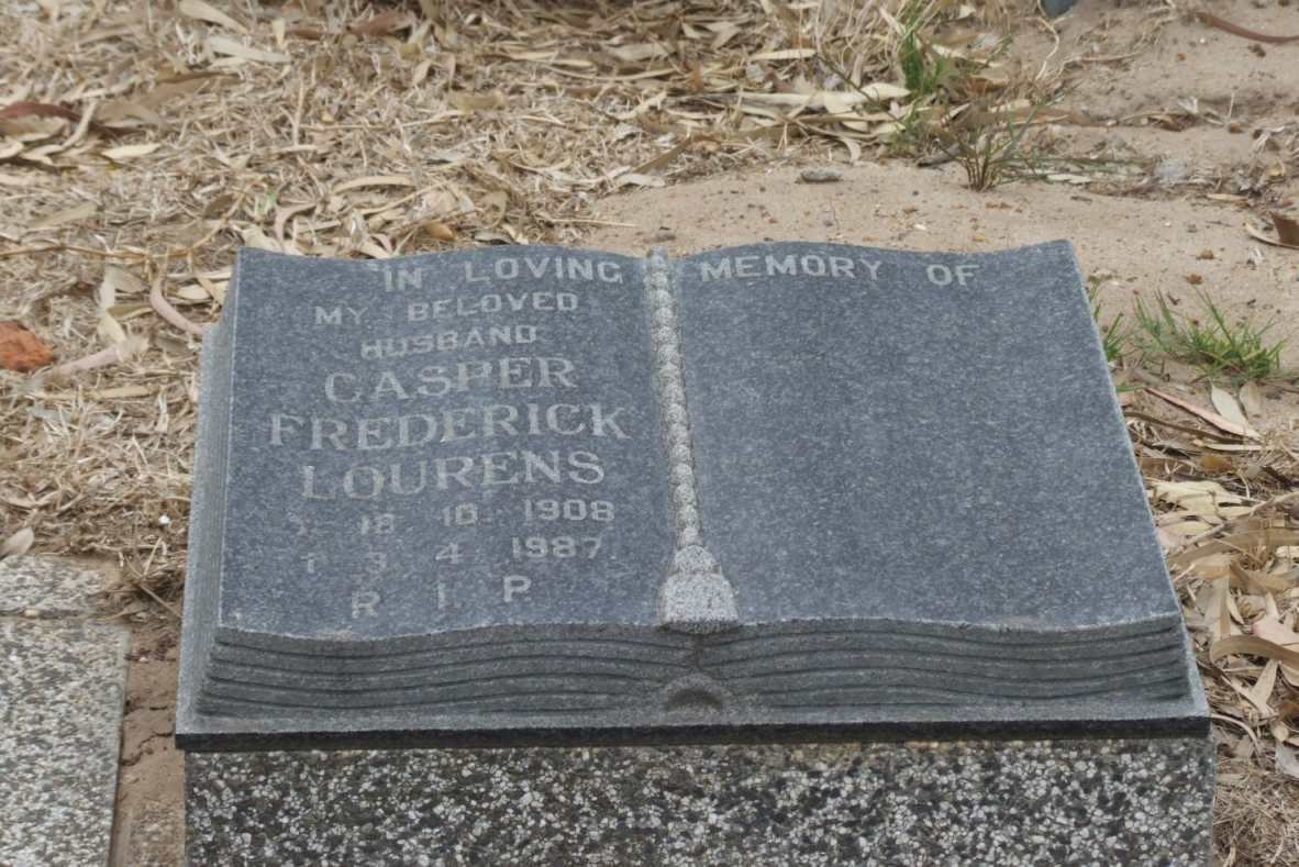 LOURENS Casper Frederick 1908-1987