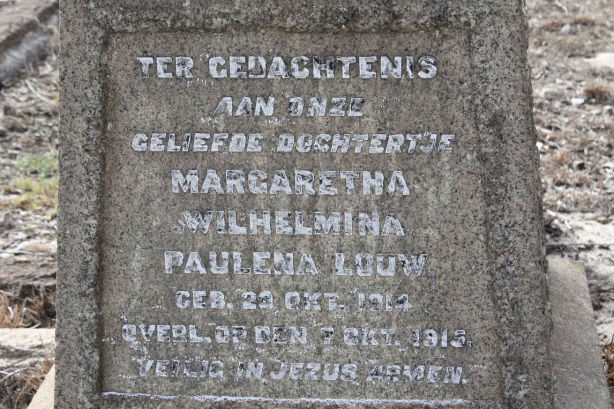 LOUW Margaretha Wilhelmina Paulena 1914-1915