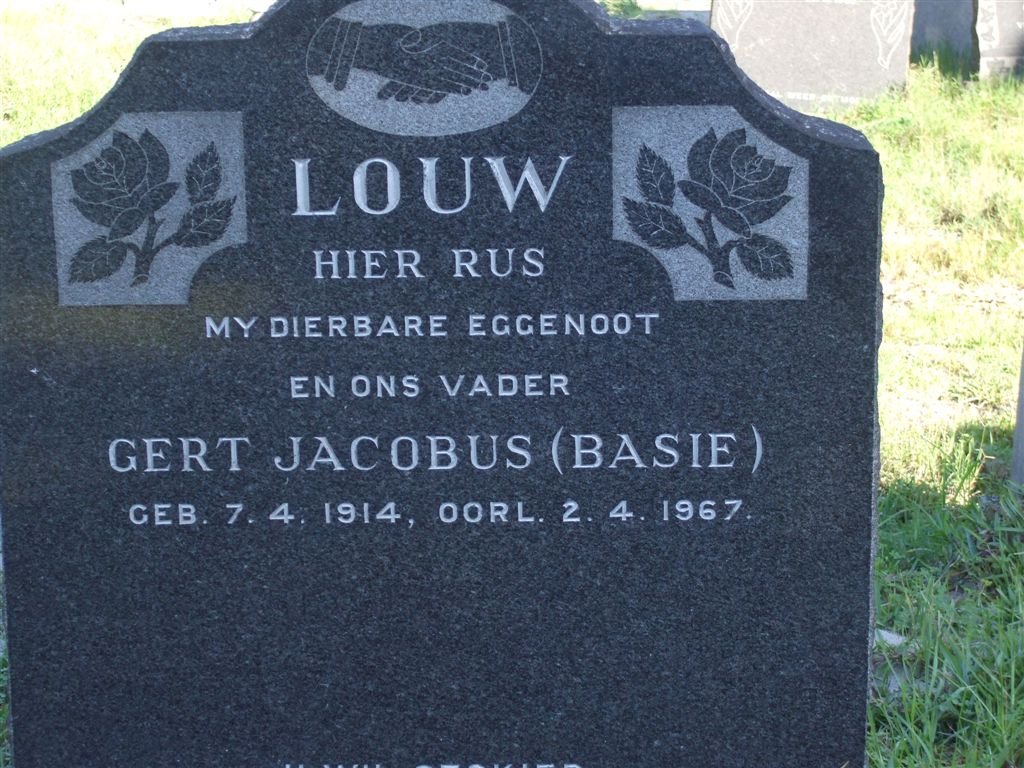 LOUW Gert Jacobus 1914-1967