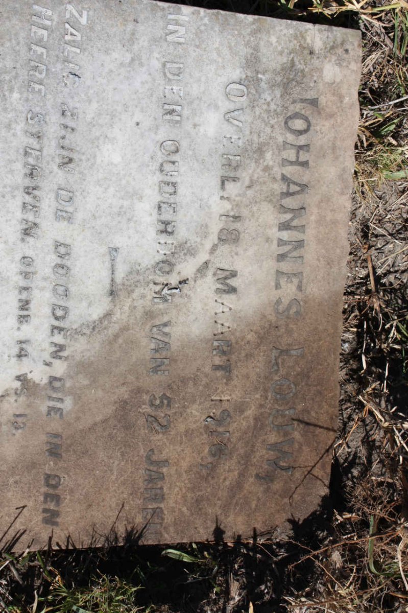 LOUW Johannes -1916