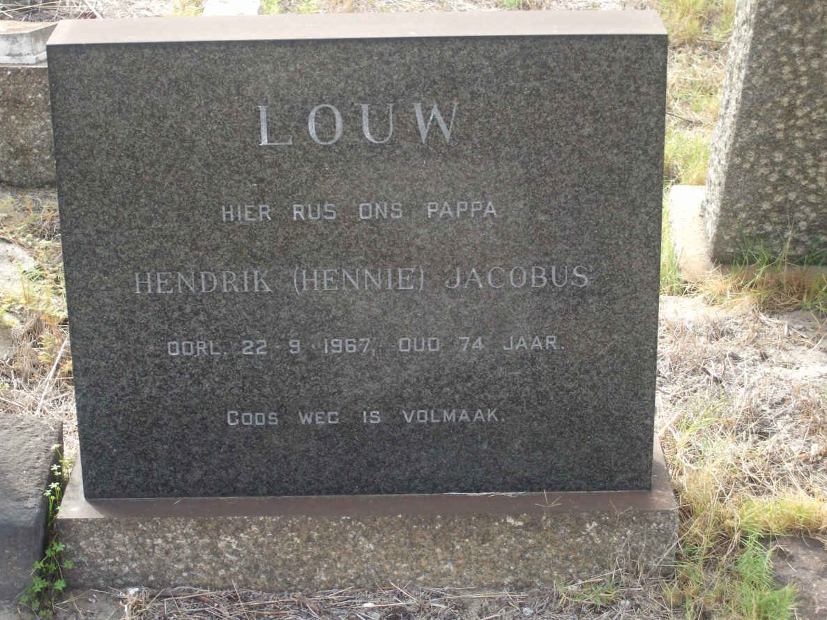 LOUW Hendrik Jacobus -1967