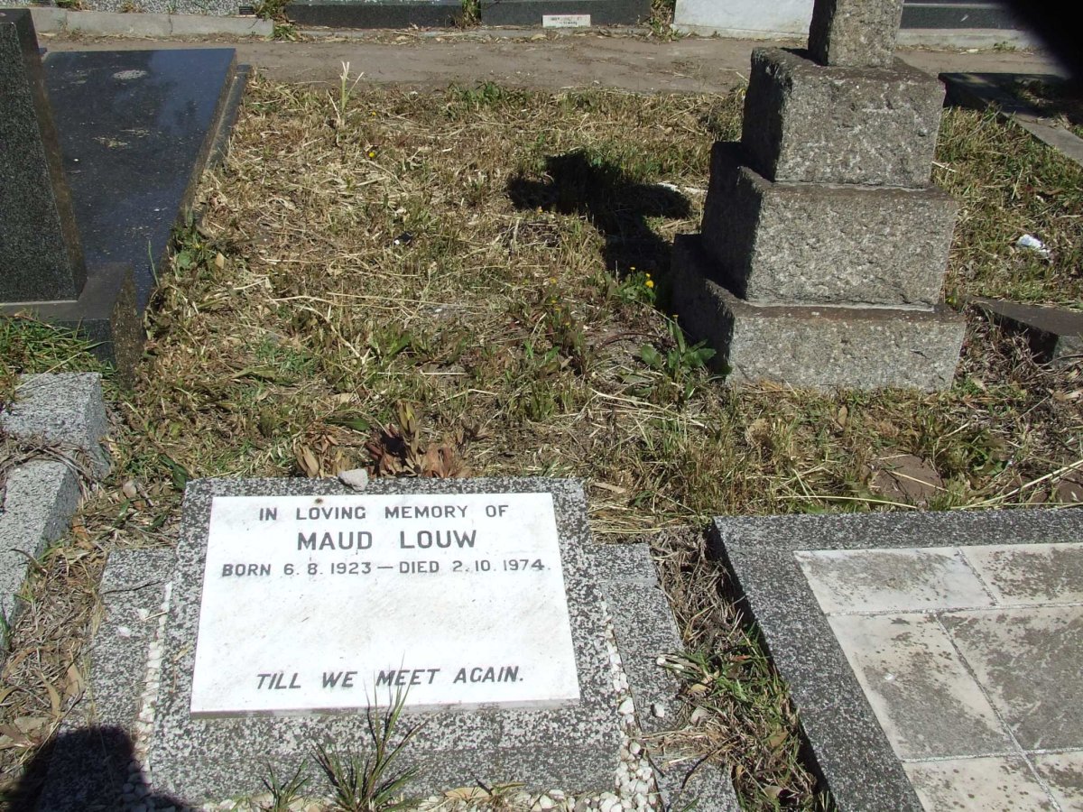 LOUW Maud 1923-1974