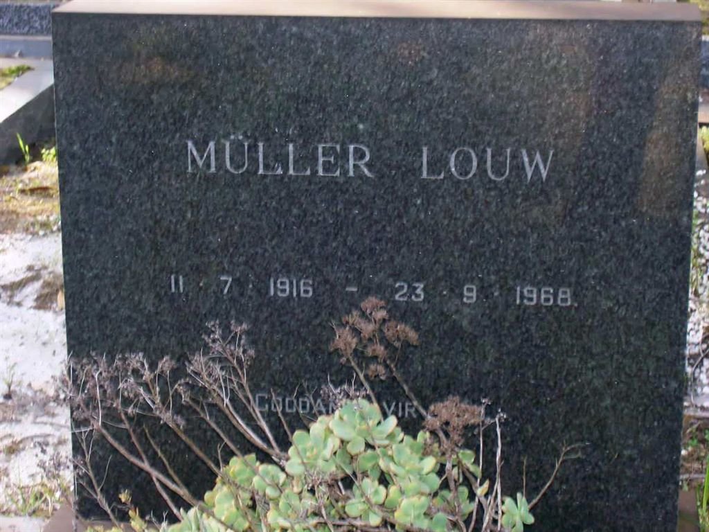LOUW Muller 1916-1968