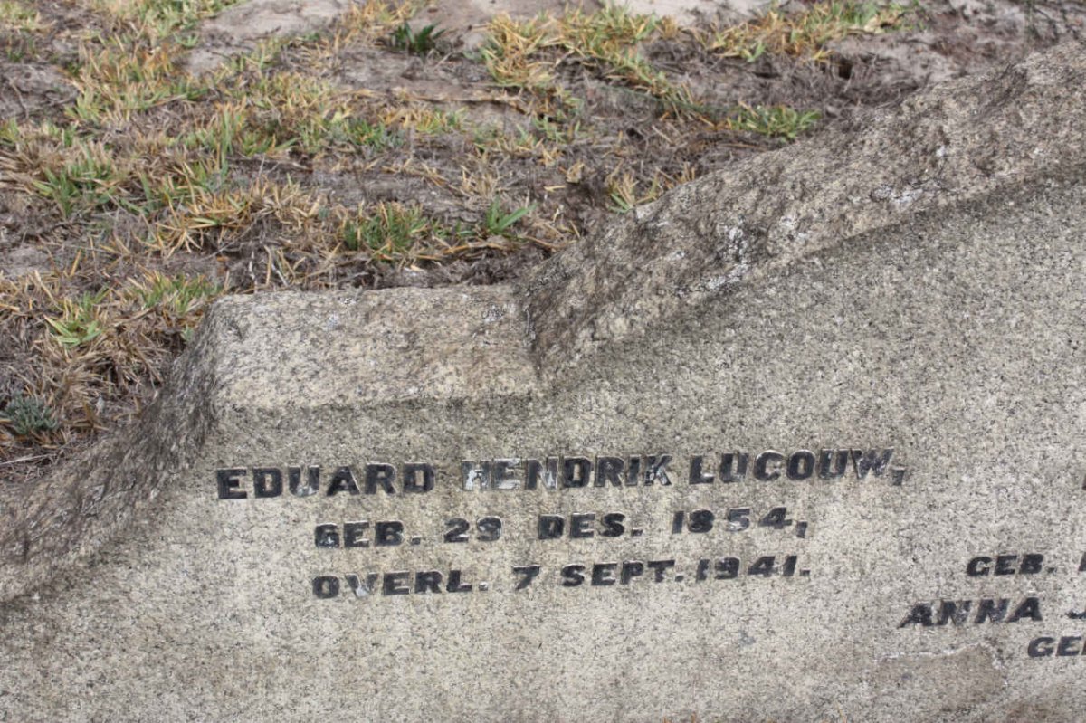 LUCOUW Eduard Hendrik 1854-1941