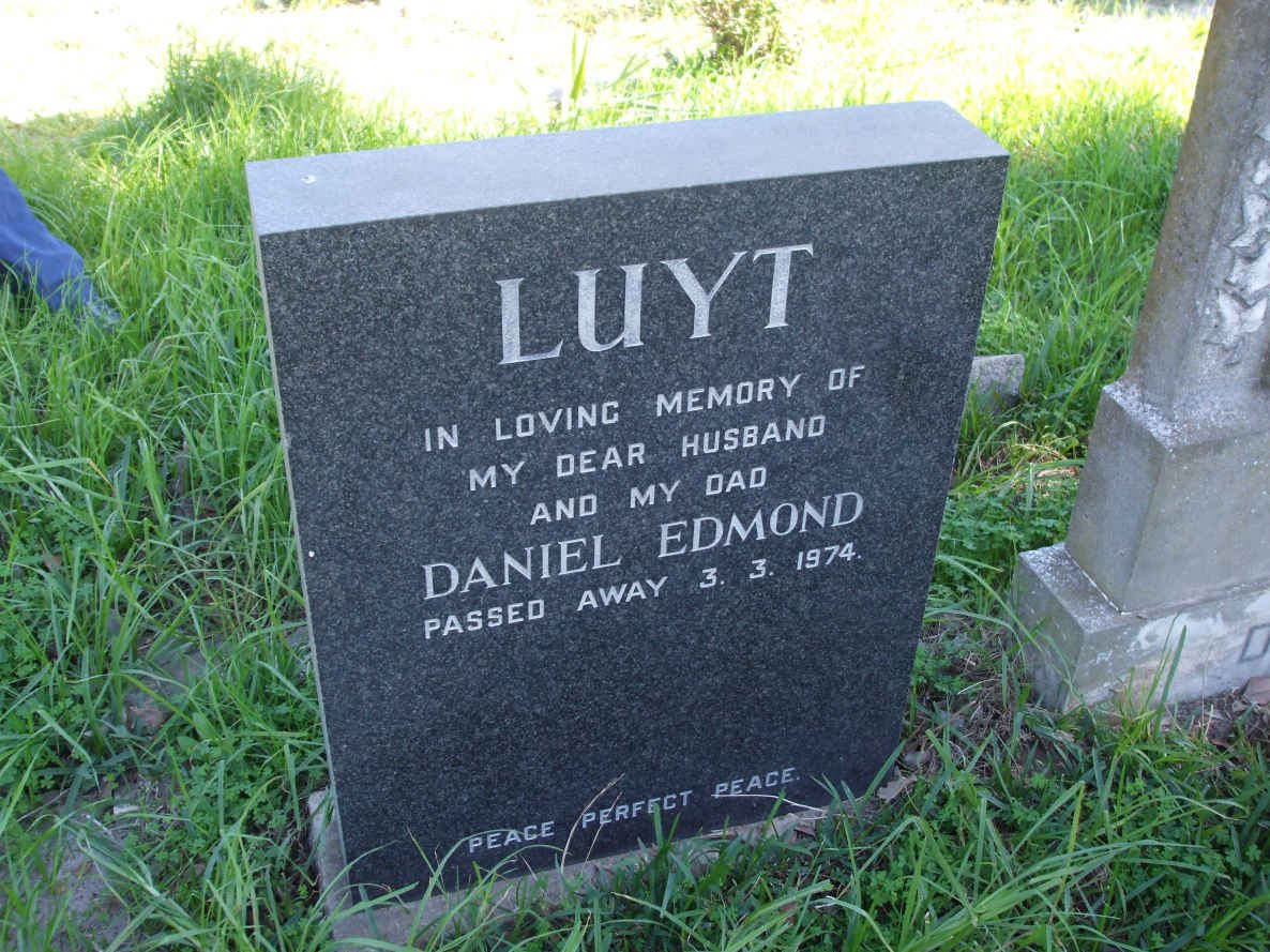 LUYT Daniel Edmond -1974