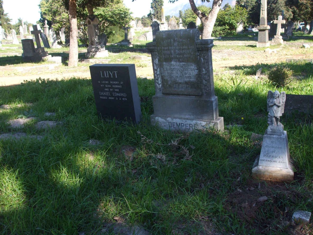 LUYT Daniel Edmond -1974 :: DEMPERS John H. -1946 &amp; Christina Jacoba 1902-1973 :: ? Patricia