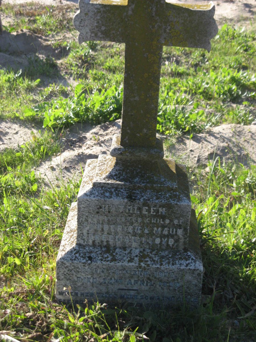 LLOYD Kathleen, FREEMAN 1897-1899