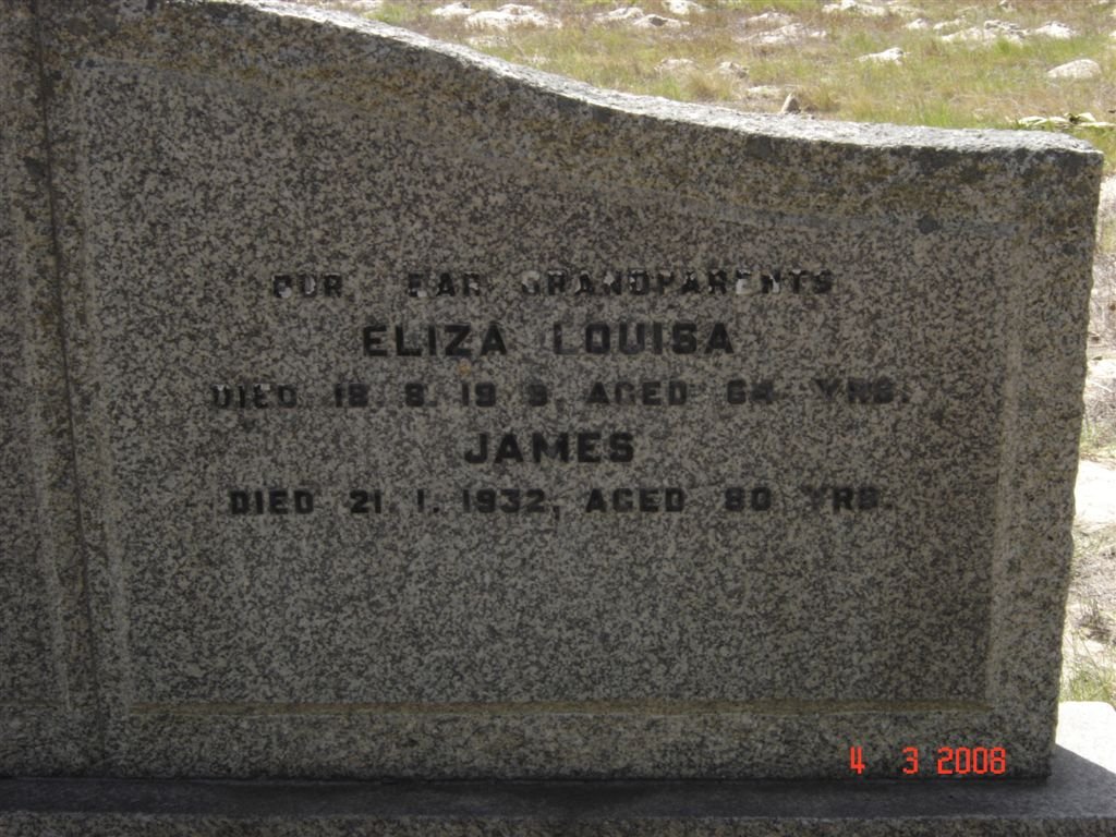 LLOYD James -1932 &amp; Eliza Louisa -19?9