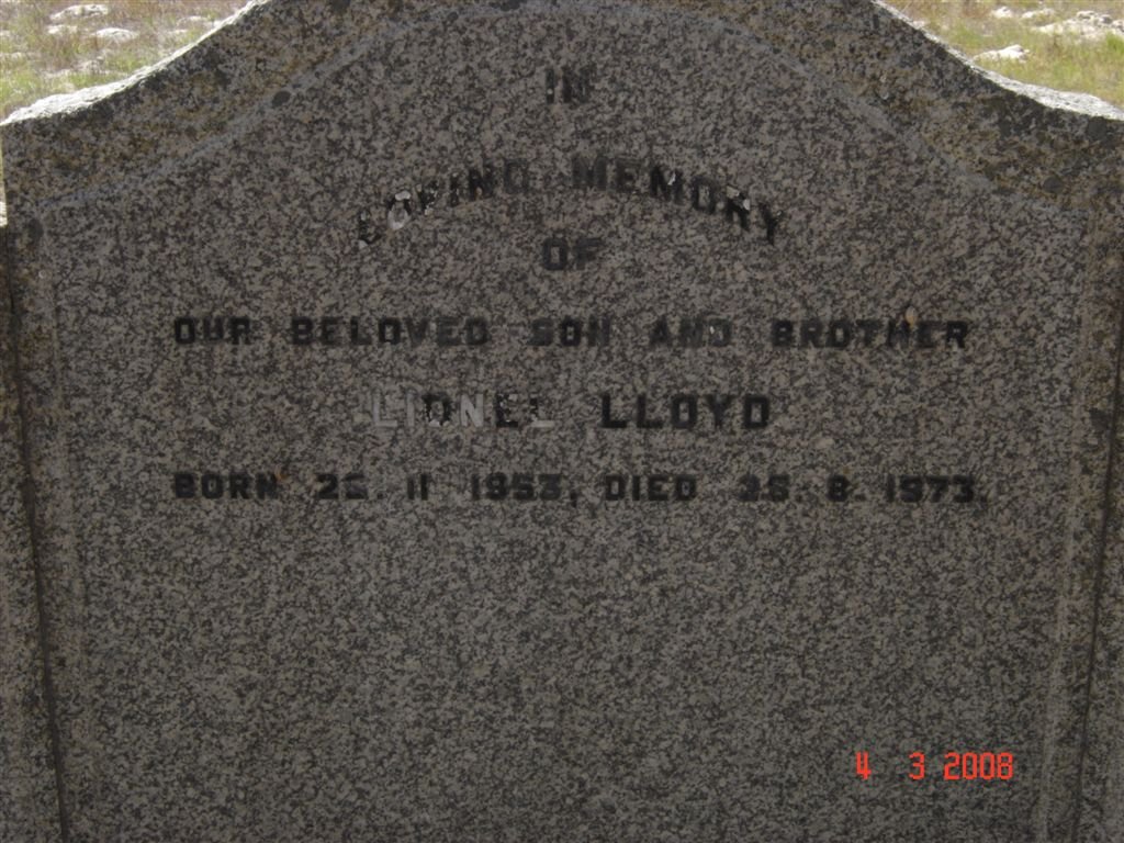 LLOYD Lionel 1953-1973