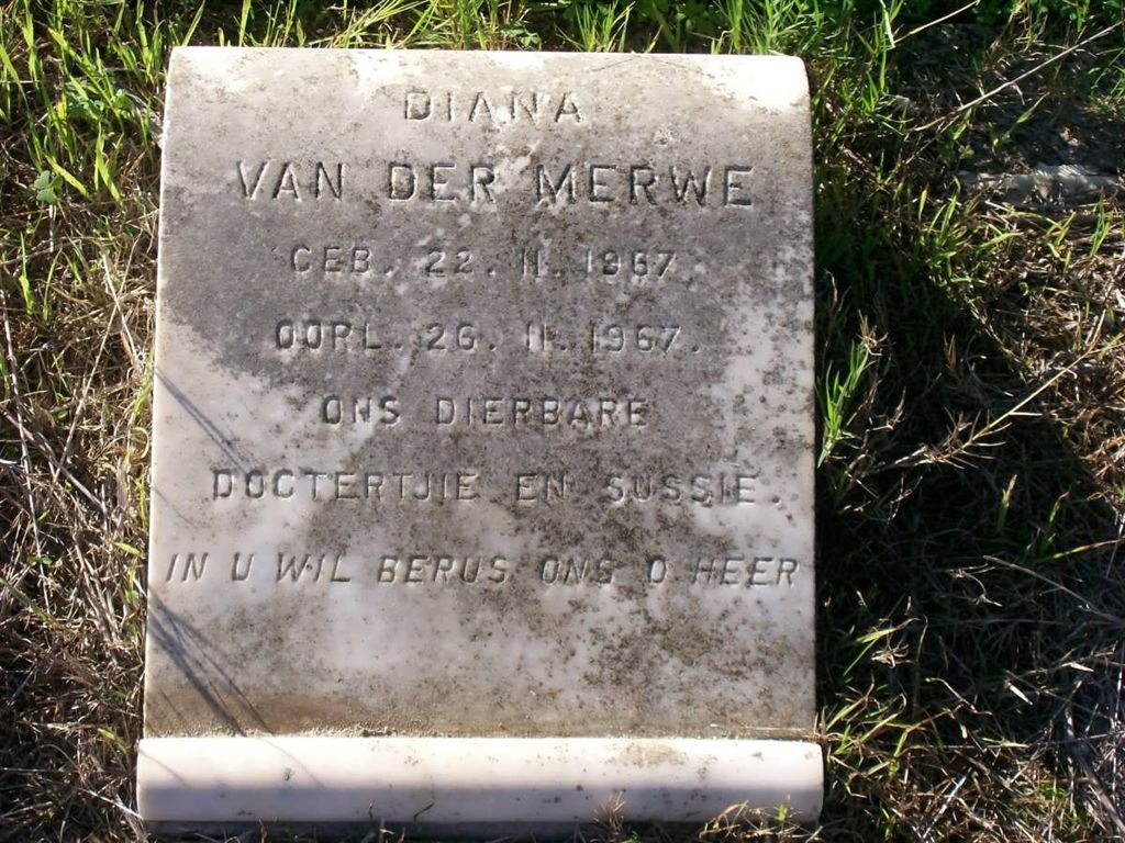 MERWE Diana, van der 1967-1967