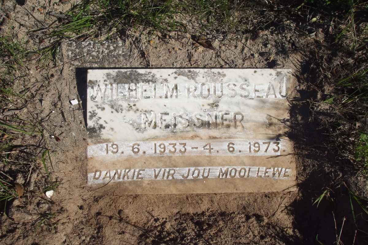 MEISSNER Wilhelm Rousseau 1933-1973