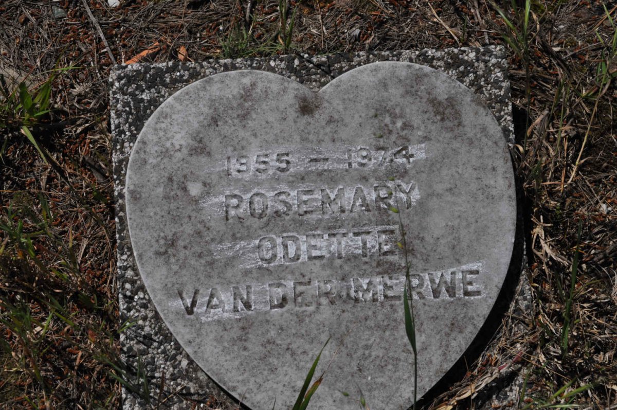 MERWE Rosemary Odette, van der 1955-1974