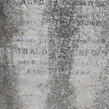 CERFONTYNE Archibald A. -1915