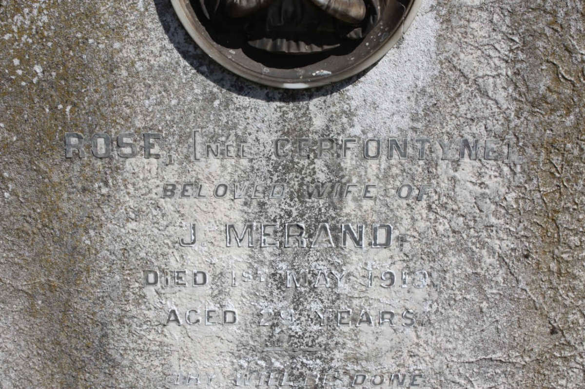 MERAND Rose nee CERFONTYNE -1913