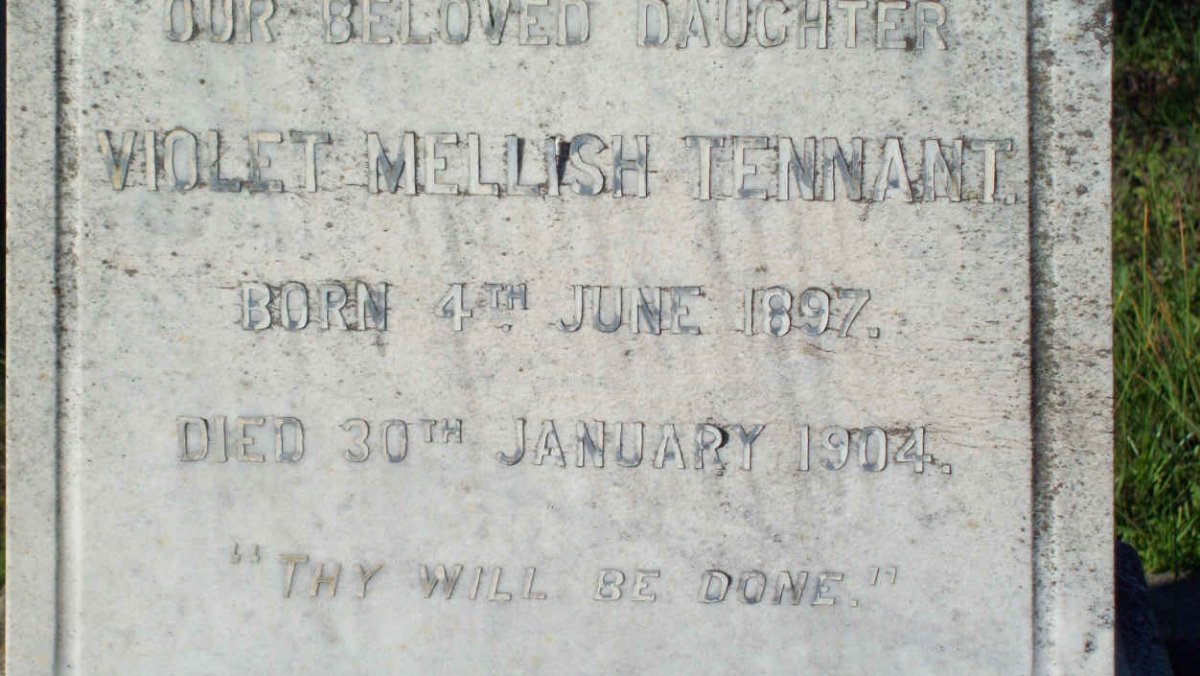 TENNANT Violet Mellish 1897-1904