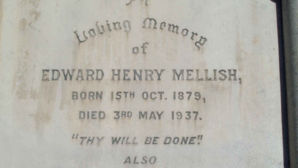 MELLISH Edward Henry 1879-1937