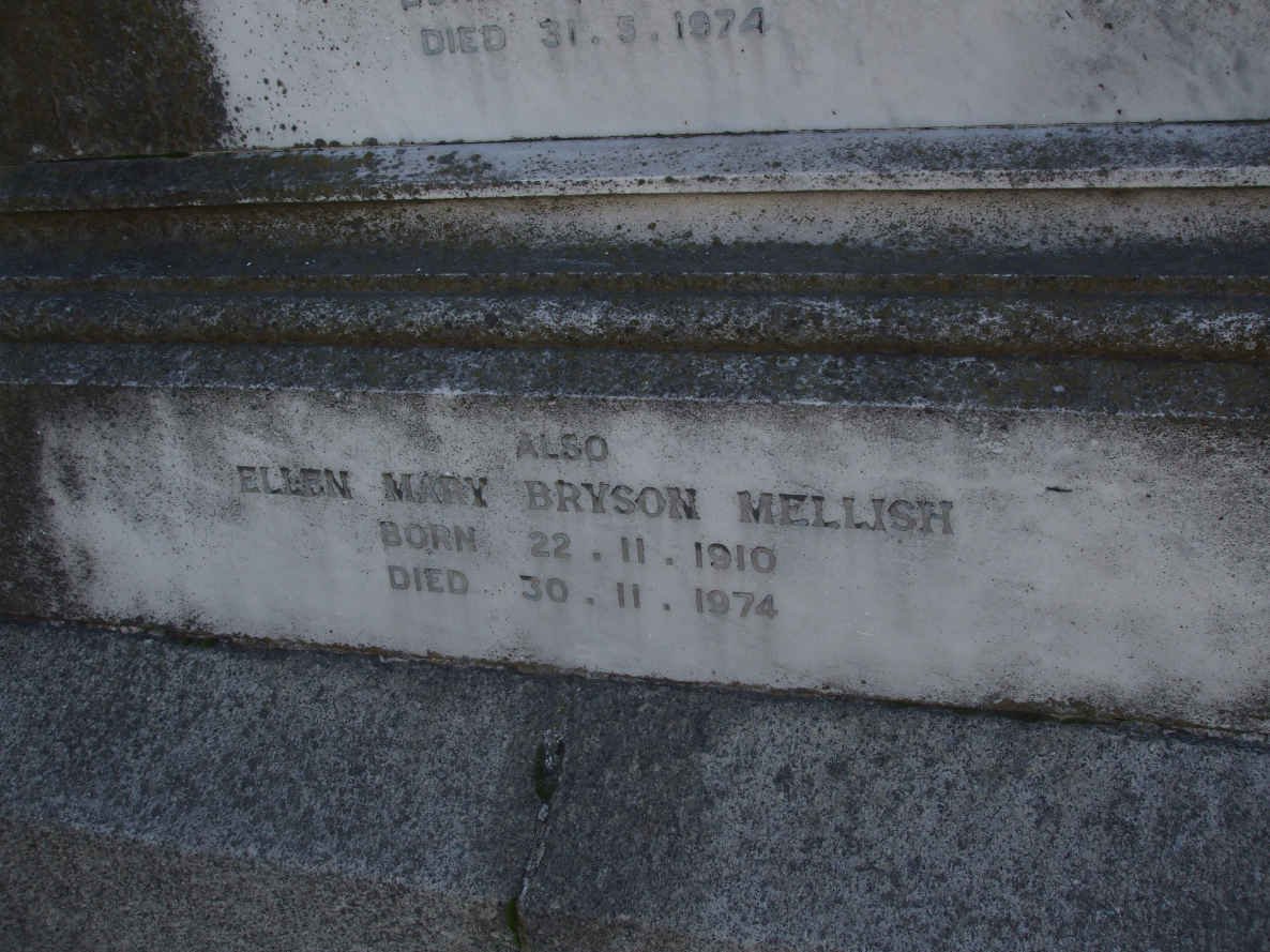 MELLISH Ellen Mary Bryson 1910-1974