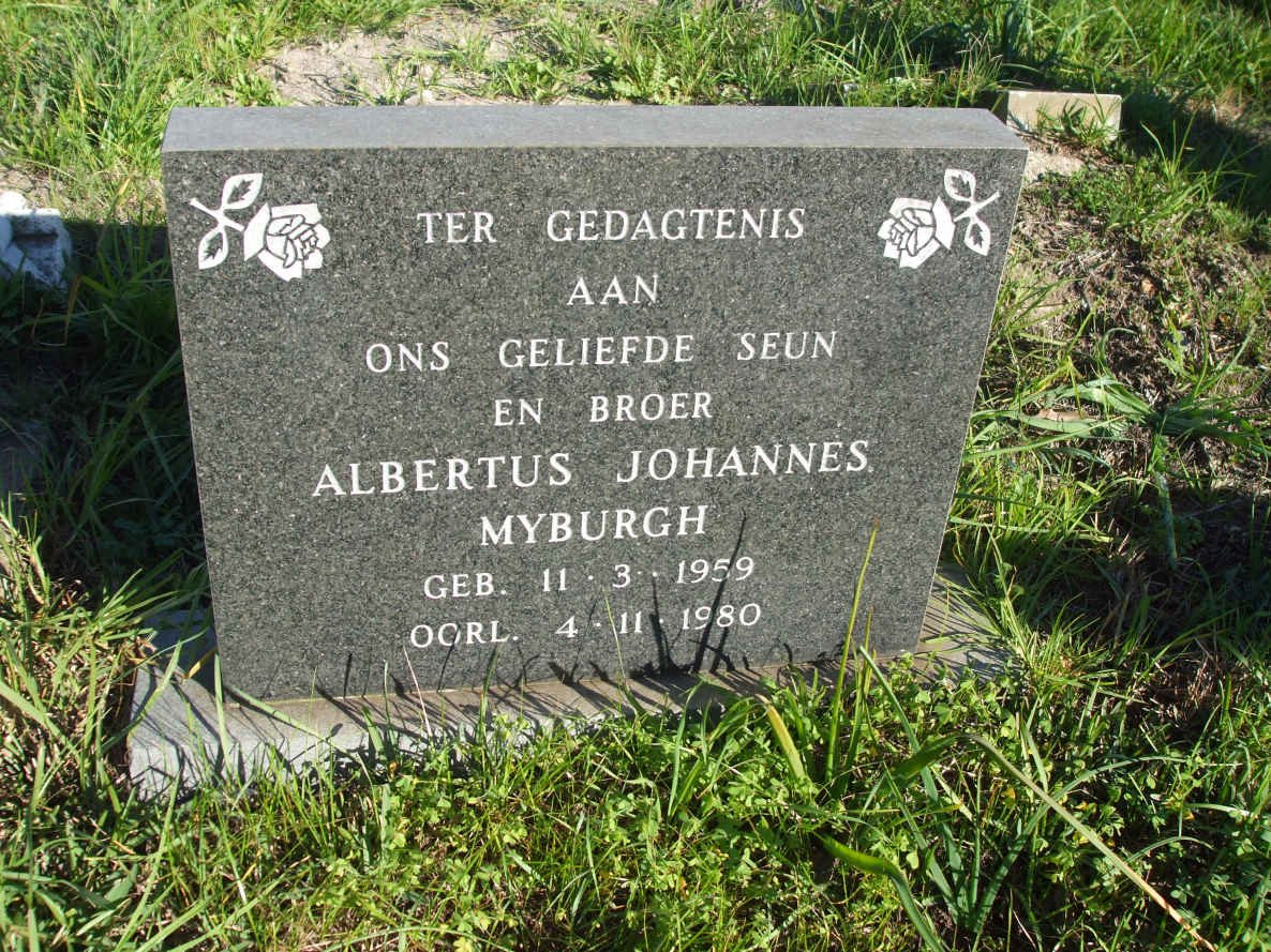 MYBURGH Albertus Johannes 1959-1980