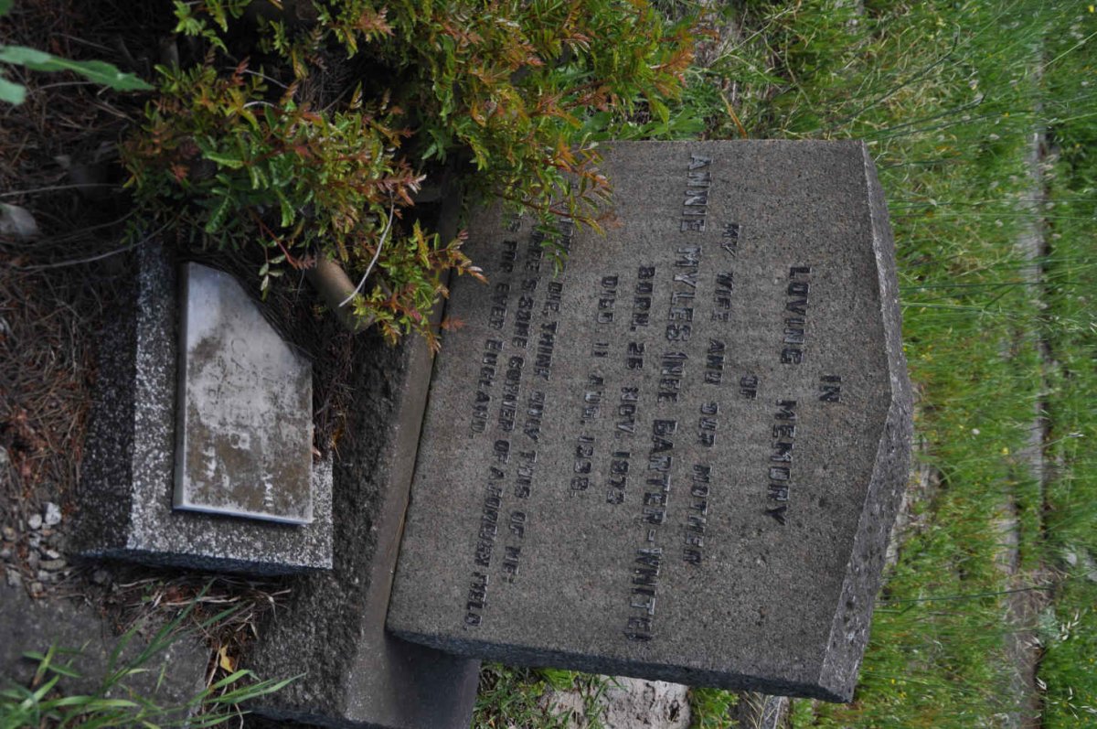 MYLES Caleb - 1971 &amp; Annie BARTER-WHITE 1873-1938