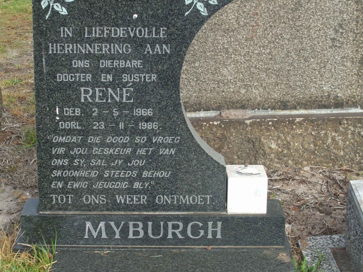 MYBURGH René 1966-1986