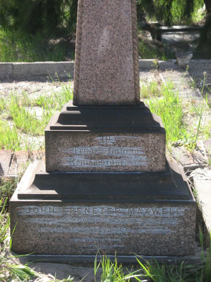 MAXWELL John Ebenezer -1883