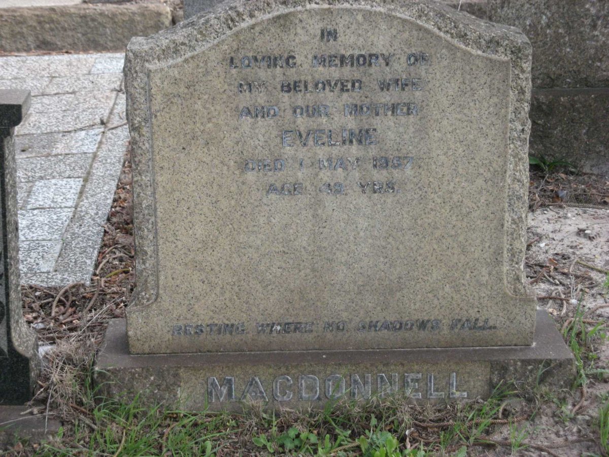 MACDONNELL Eveline -1957