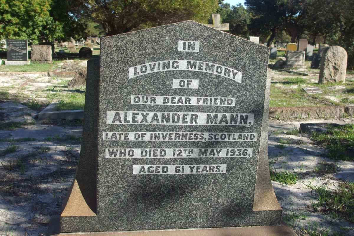 MANN Alexander -1936