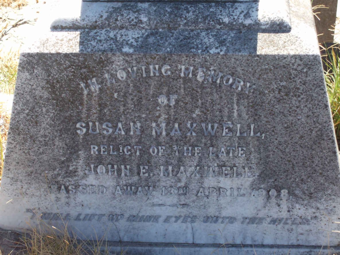 MAXWELL Susan -1908