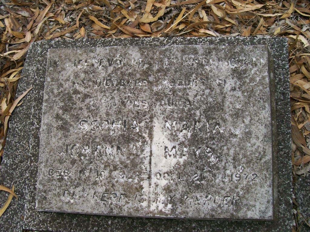 MAYS Sophia Maria Johanna 1907-1972