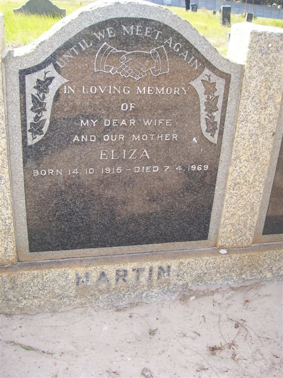 MARTIN Eliza 1915-1969