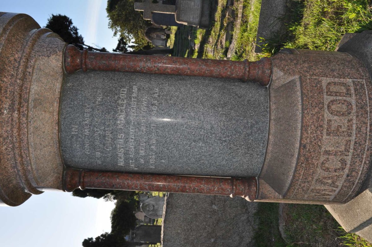 MACLEOD Charles Augustus 1837-19??
