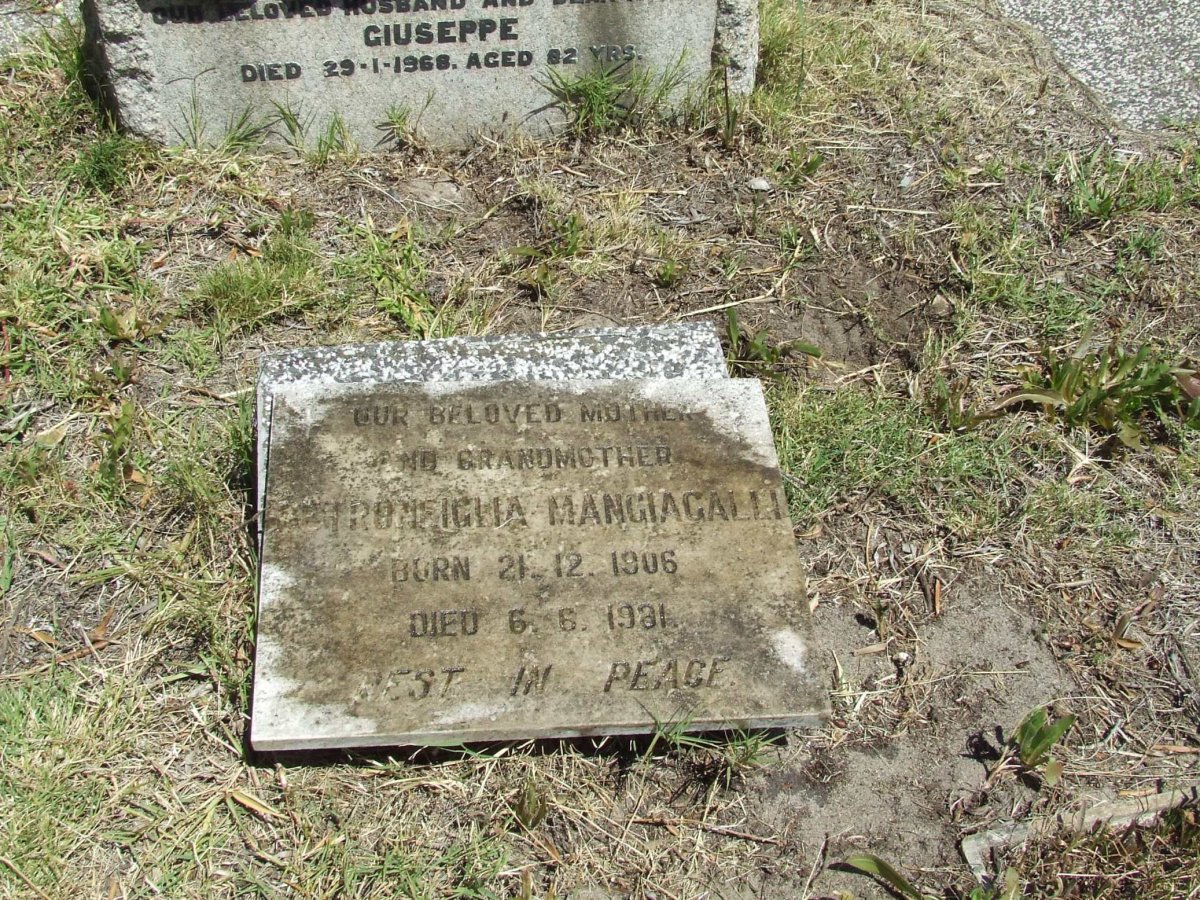 MANGIAGALLI  Troneiglia 1906-1981